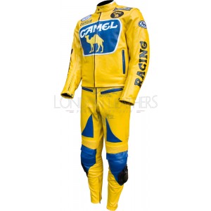 Custom Made CAMEL RACING Leather Motorcycle Suit